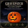 Featured card: the 20 ft inflatable jack-o'-lantern glowing on a night lawn, taller than the house behind it.