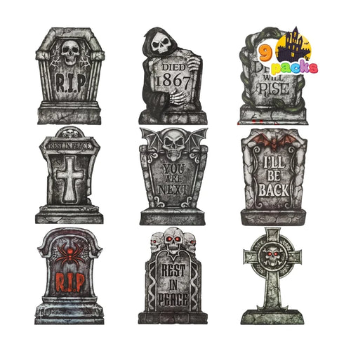 Ashgrave Headstone, 9 pack, studio packshot on white