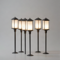 Solar Path Lanterns Set of 4