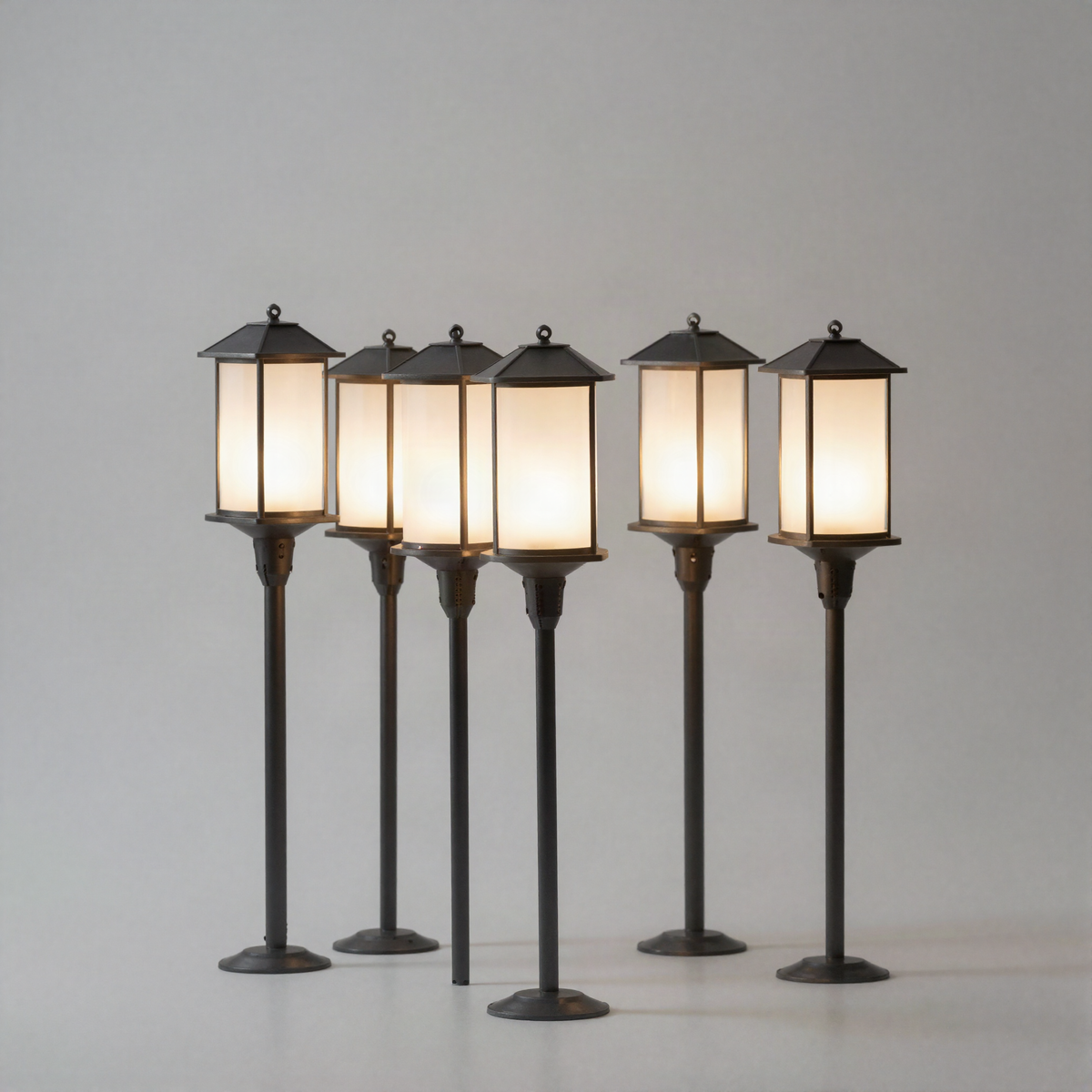 Solar Path Lanterns Set of 4