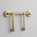 Brass Curtain Holdbacks Pair
