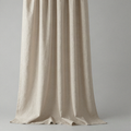 Sheer Linen Curtain Panel Pair