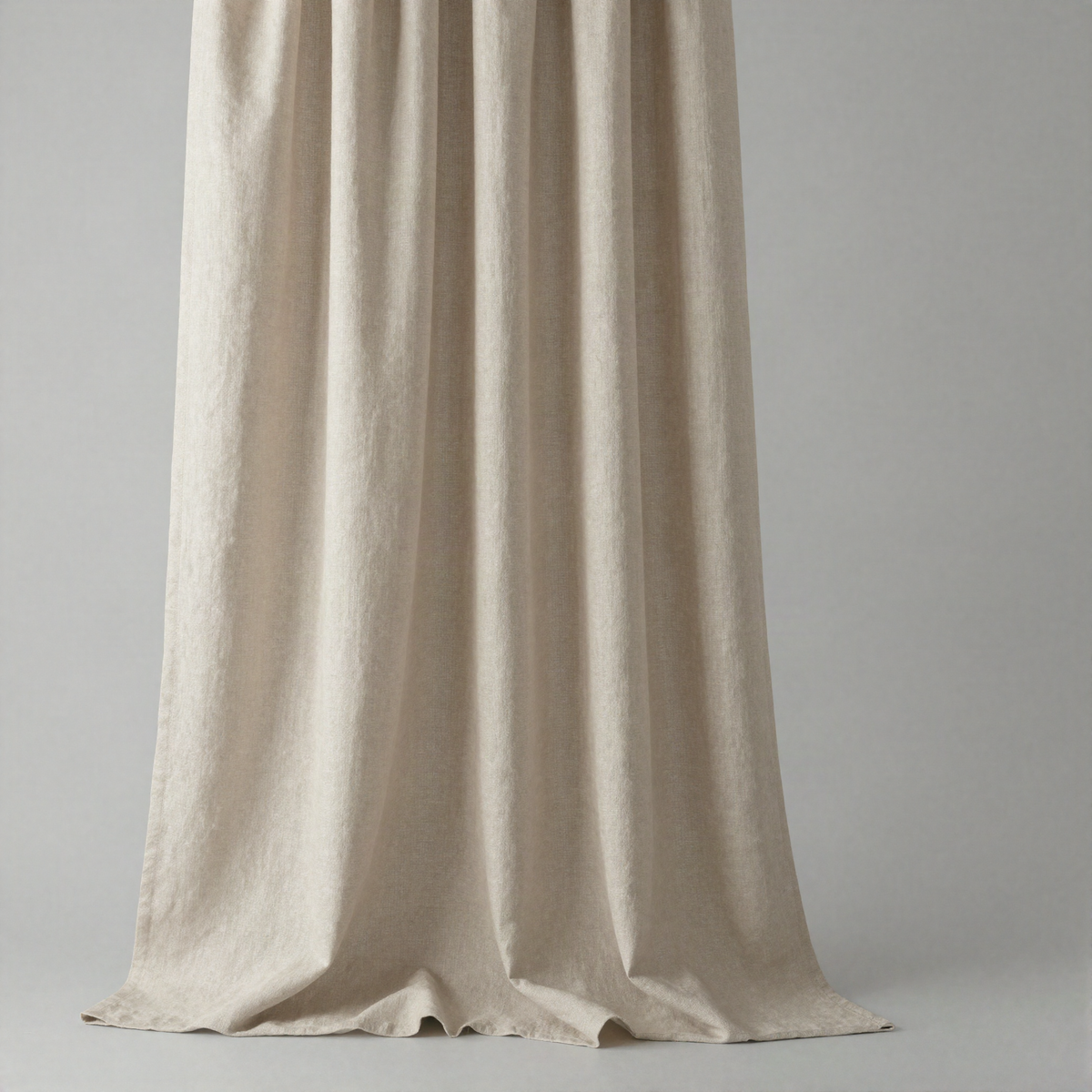 Sheer Linen Curtain Panel Pair
