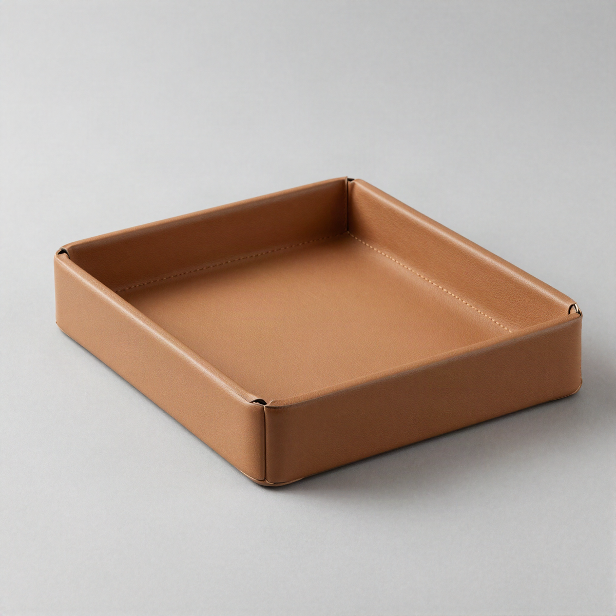 Leather-Look Valet Catchall