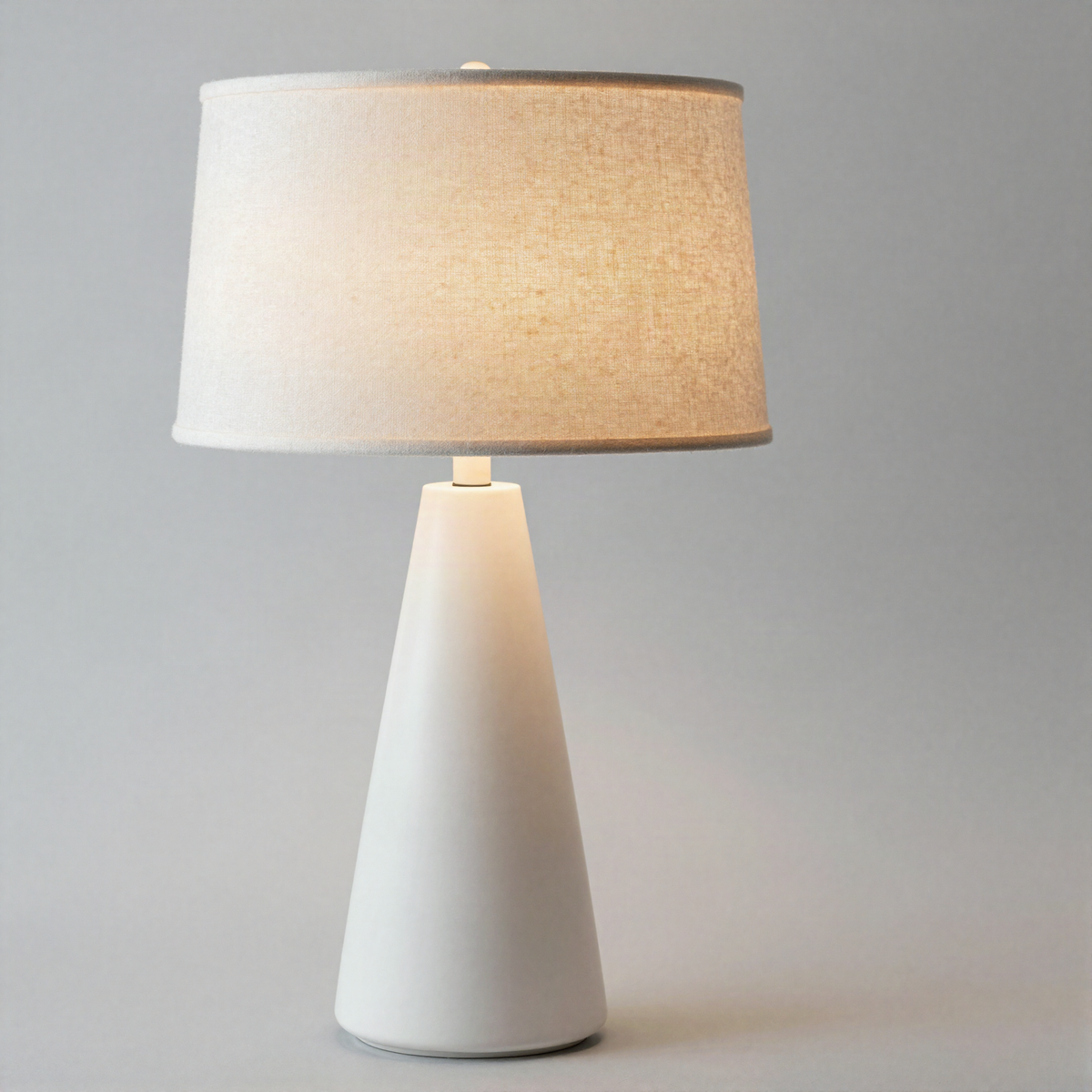 Linen Drum Table Lamp
